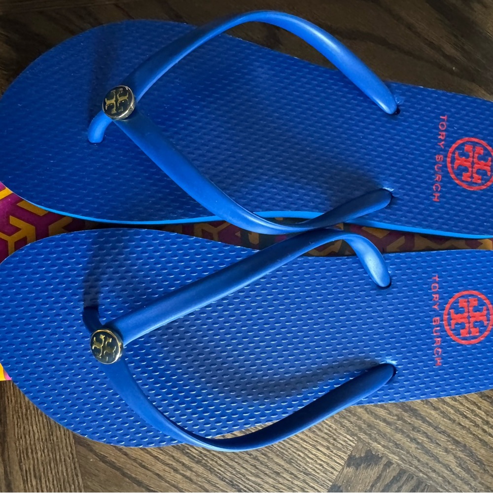 Tory Burch Vibrant Blue Sandals